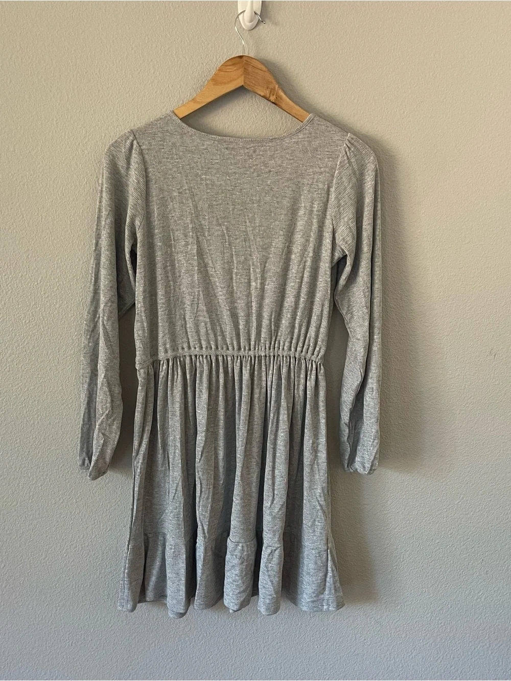 The Children’s Place Girls Tiered Dress - Gray Size 16 NWT